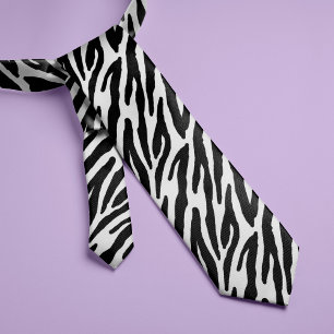 Zebra Stripes Pattern Tie