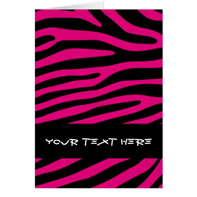 Zebra stripes pattern + your background & ideas (Front)