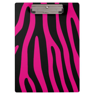 Zebra stripes pattern + your background & ideas clipboard