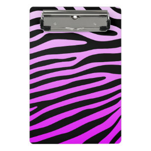 Zebra stripes pattern + your background & ideas mini clipboard