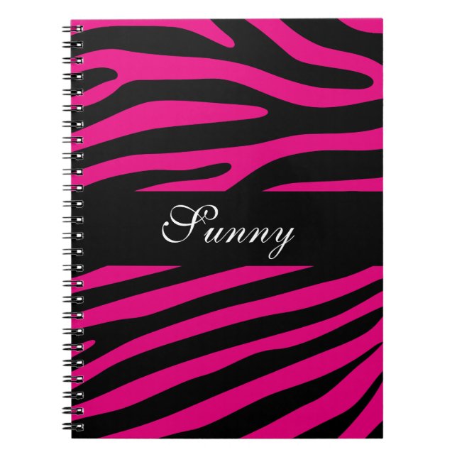 Zebra stripes pattern + your background & ideas notebook (Front)