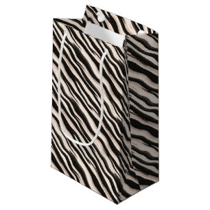 Zebra stripes seamless texture + your ideas small gift bag