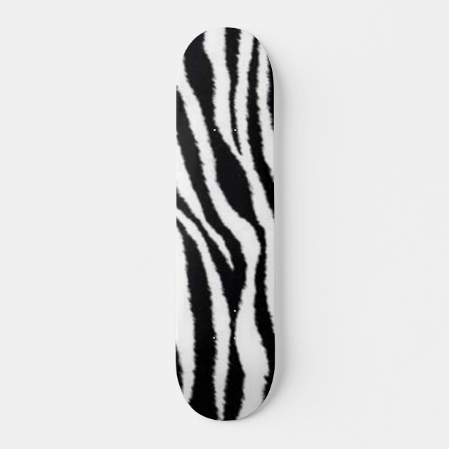 zebra Stripes Skateboard (Front)