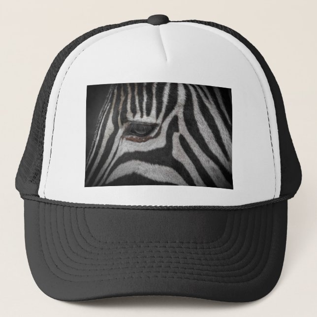 Zebra Stripes Trucker Hat (Front)