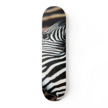 Zebra Stripes Wildlife Animal Art skateboard deck