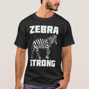 Zebra Strong Ehlers Danlos Syndrome Awareness Warr T-Shirt