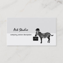 Zebra Stylish Business Card