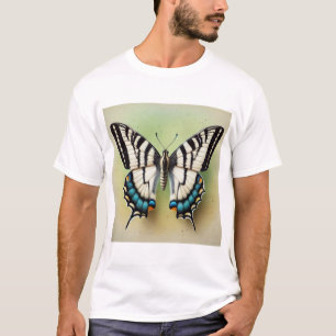 Zebra Swallowtail Butterfly 180624IREF104 - Waterc T-Shirt