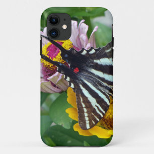Zebra Swallowtail+Japanese Beetle iPhone 11 Case