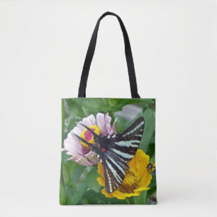 Zebra Swallowtail + Japanese Beetle Tote Bag