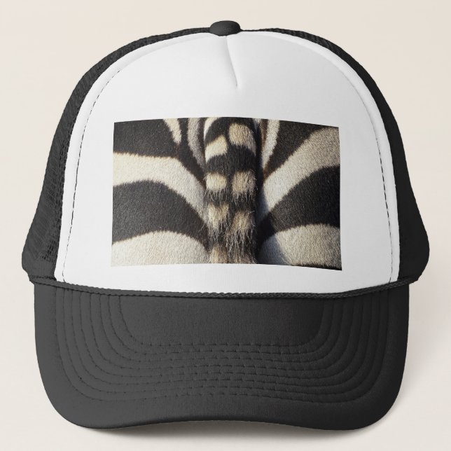 Zebra Tail Trucker Hat (Front)