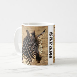 Zebra, Tanzania Savannah, Safari Coffee Mug