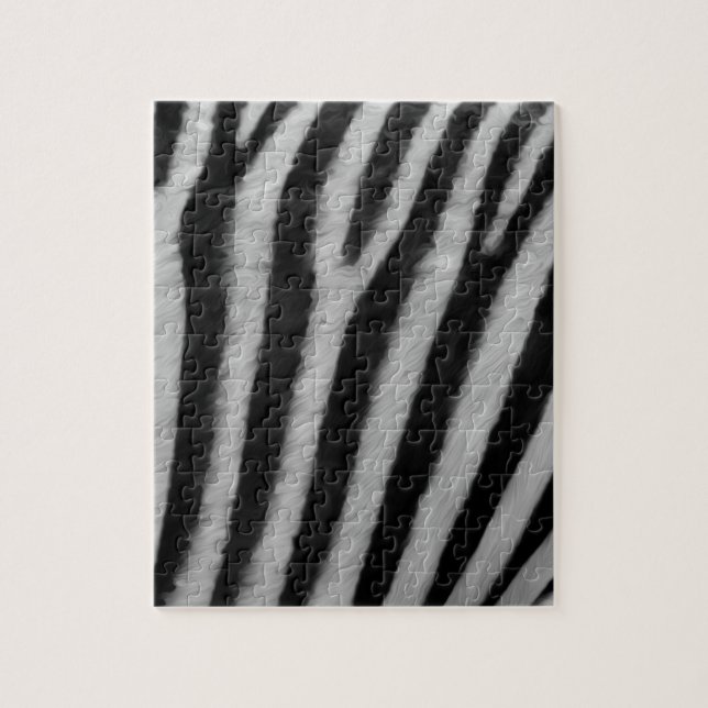 Zebra Texture Jigsaw Puzzle (Vertical)