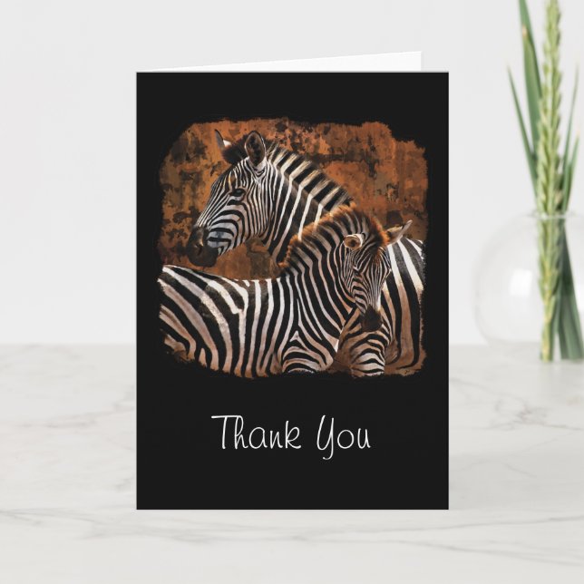 Zebra Thank You (Front)
