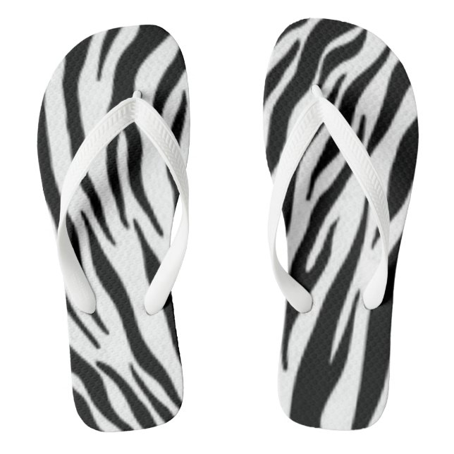 Zebra Thongs (Footbed)