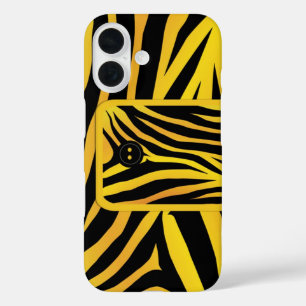Zebra Tiger Stripes iPhone 16 Case
