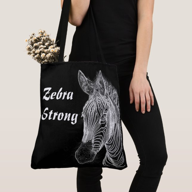 Zebra Tote (Close Up)