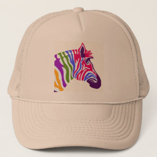 Zebra Trucker Hat