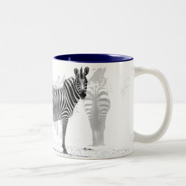 Zebra Two-Tone Coffee Mug (Right)