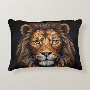 Zebra Vibrant Mosaic Decorative Cushion