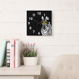 Zebra Wall Clock
