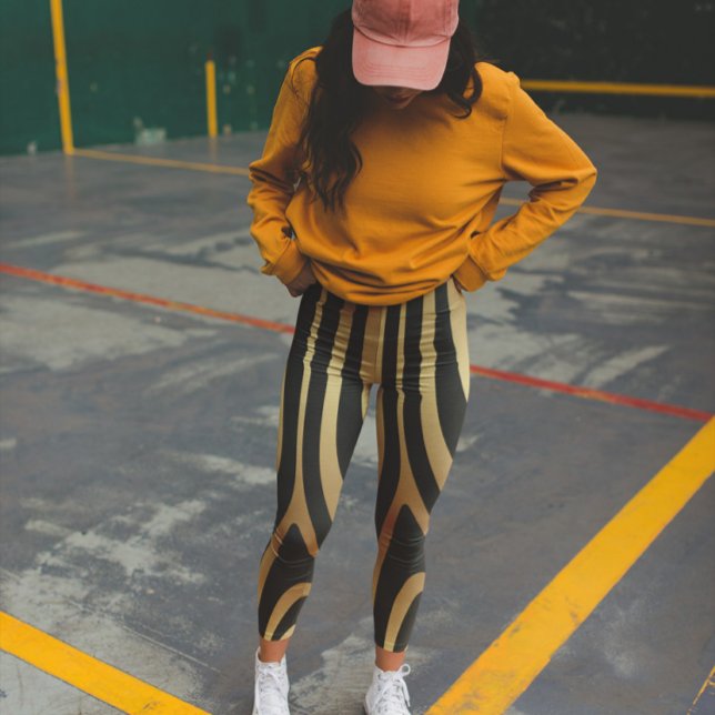 Zebra Wild Animal Pattern Leggings (Creator Uploaded)