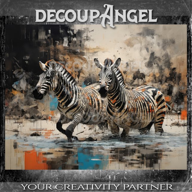 Zebra Wild Spirit - Decoupage -  Tissue Paper (Creator Uploaded)