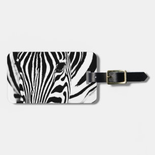 Zebra wildlife photography Africa Safari animal Luggage Tag