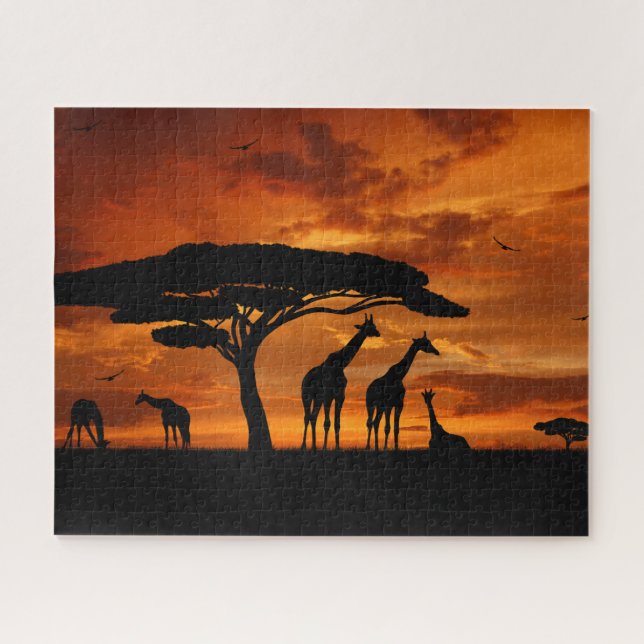 Zebra with Colt Jigsaw Puzzle (Horizontal)