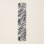 Zebra with DIY Background Colour Scarf<br><div class="desc">Scarf. Zebra with DIY background colour. A great accessory to add to your stylish fashion. ⭐99% of my designs in my store are done in layers. This makes it easy for you to resize and move the graphics and text around so that it will fit each product perfectly. 📌 (Please...</div>