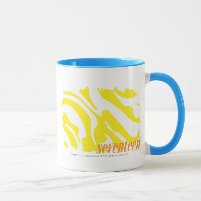 Zebra Yellow 2 Mug (Right)