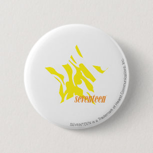 Zebra Yellow 3 6 Cm Round Badge