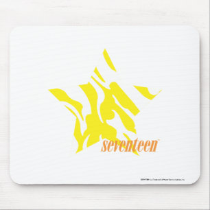 Zebra Yellow 3 Mouse Pad