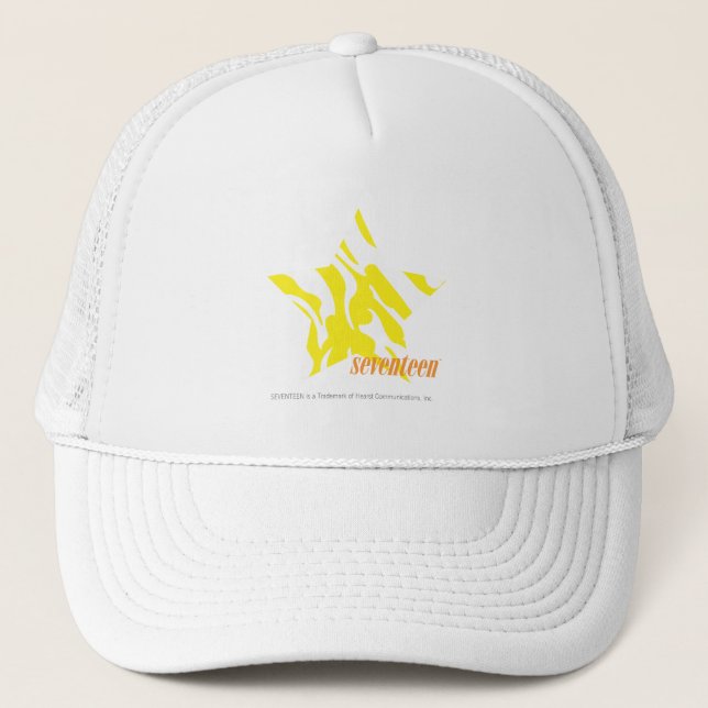 Zebra Yellow 3 Trucker Hat (Front)