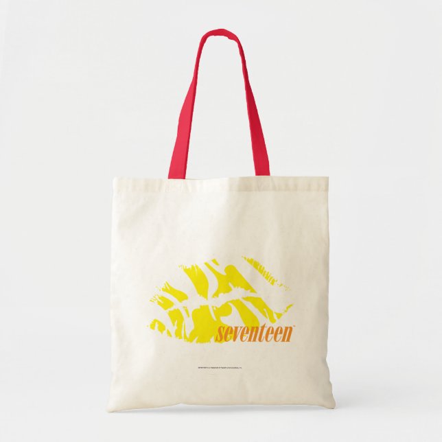 Zebra Yellow Tote Bag (Front)