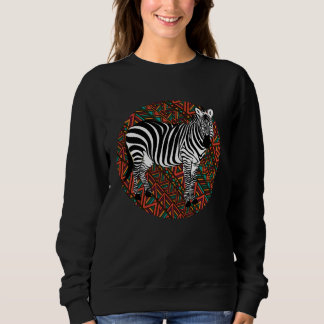Zebra  zoo stripes animal costume tropical wildern sweatshirt