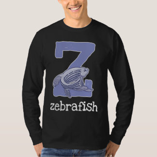 Zebrafish Alphabet Letter Fish Kids T-Shirt