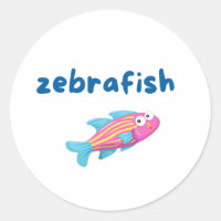 Zebrafish Sticker
