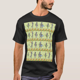 Zebras and Fruits Seamless Pattern T-Shirt