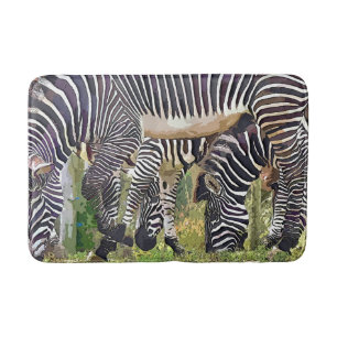 ZEBRAS BATH MAT