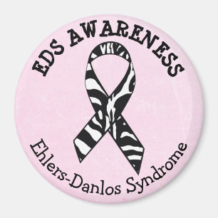 Zebras EDS Ehlers-Danlos syndrome Magnet