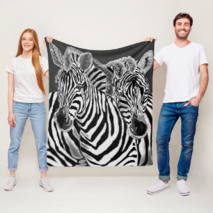 Zebras Fleece Blanket