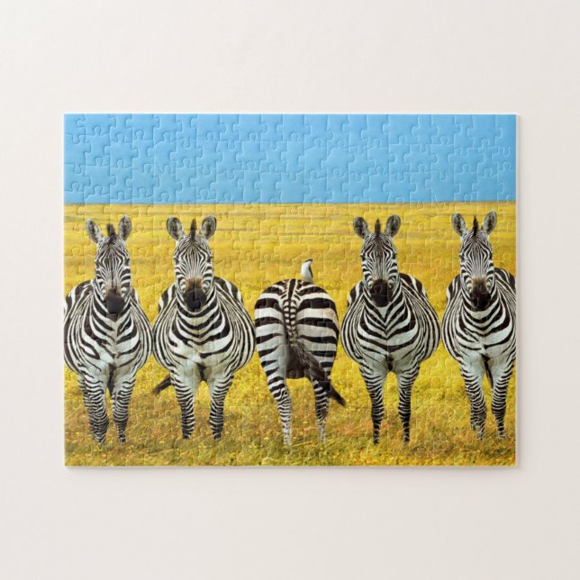 Zebras Game Puzzle (Horizontal)