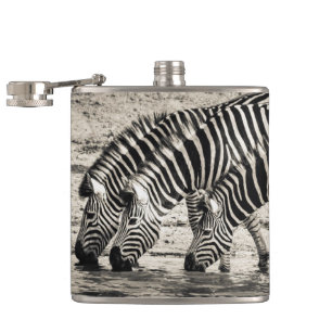 Zebras Hip Flask