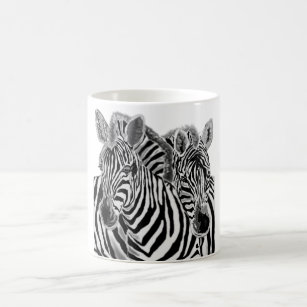 Zebras - Hug - Drawing Coffee Mug