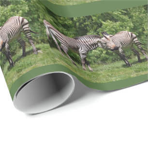Zebras in Love Wrapping Paper