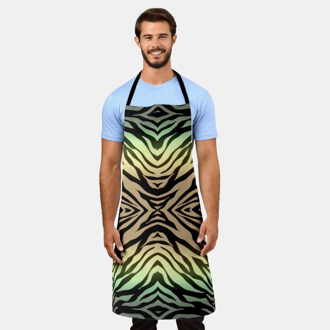 Zebras in the Forest Apron (Worn)