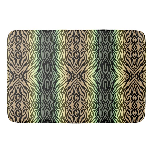 Zebras in the Forest Bath Mat (Front)