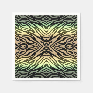 Zebras in the Forest Napkin
