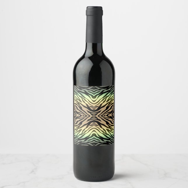 Zebras in the Forest Wine Label (Front)
